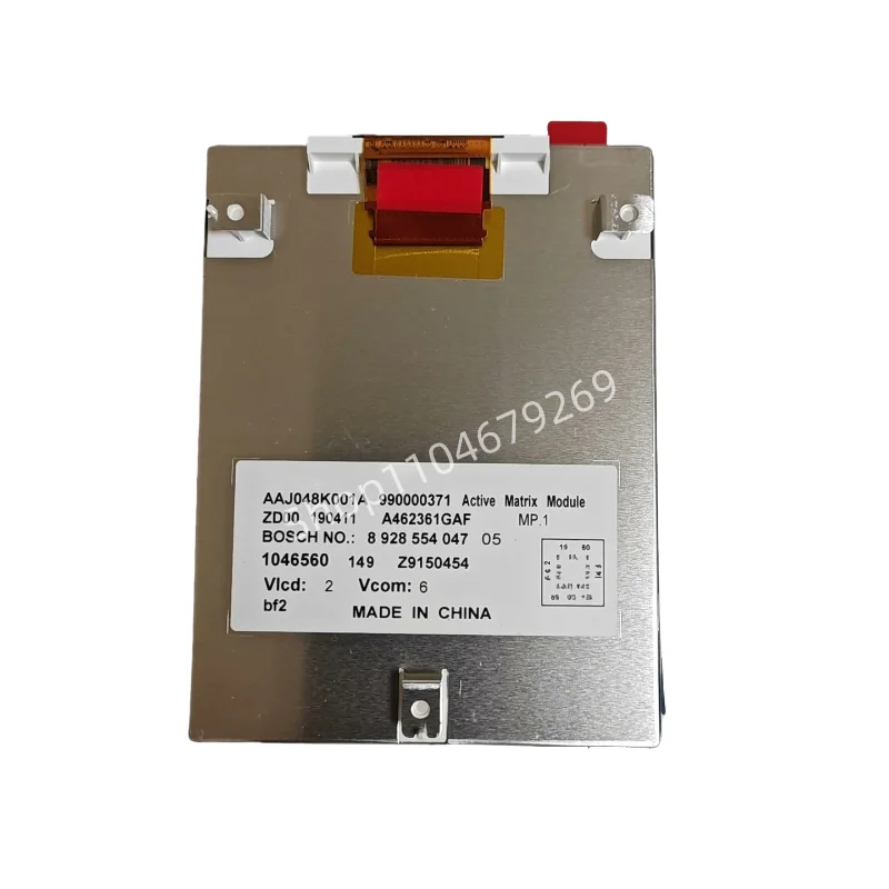 Tela LCD AAJ048K001A de 4,8 polegadas para tela de exibição de instrumento W166 W164