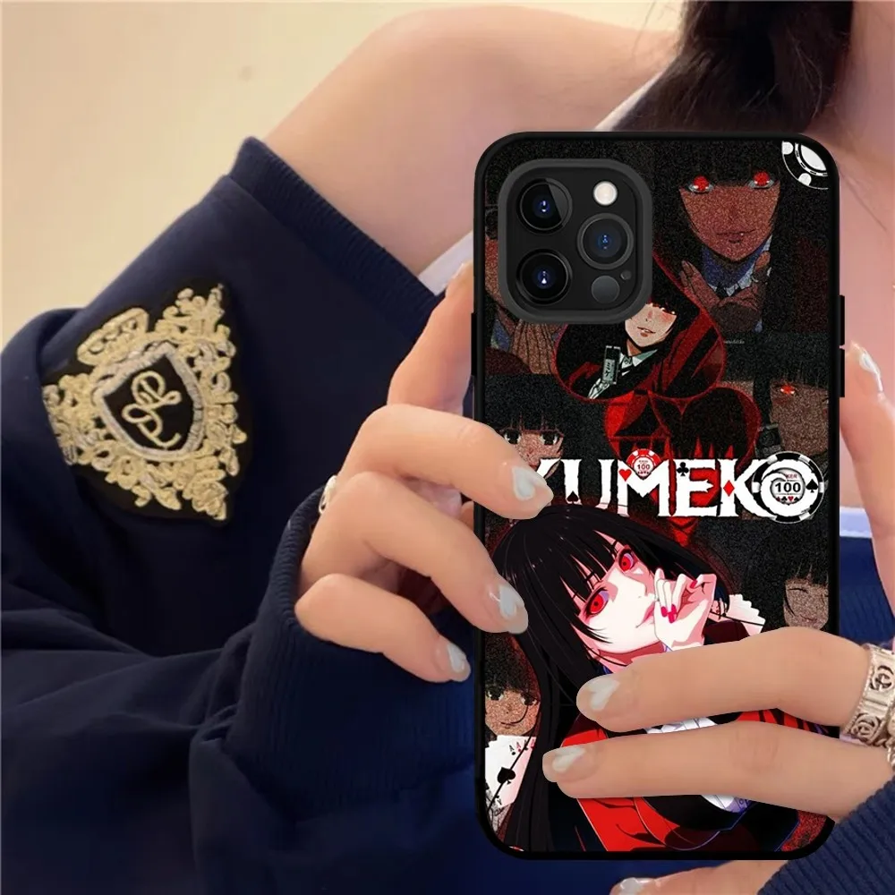 Anime Kakegurui Phone Case Silicone Soft for iphone 15 14 13 12 11 Pro Mini XS MAX 8 7 6 Plus X XS XR Cover