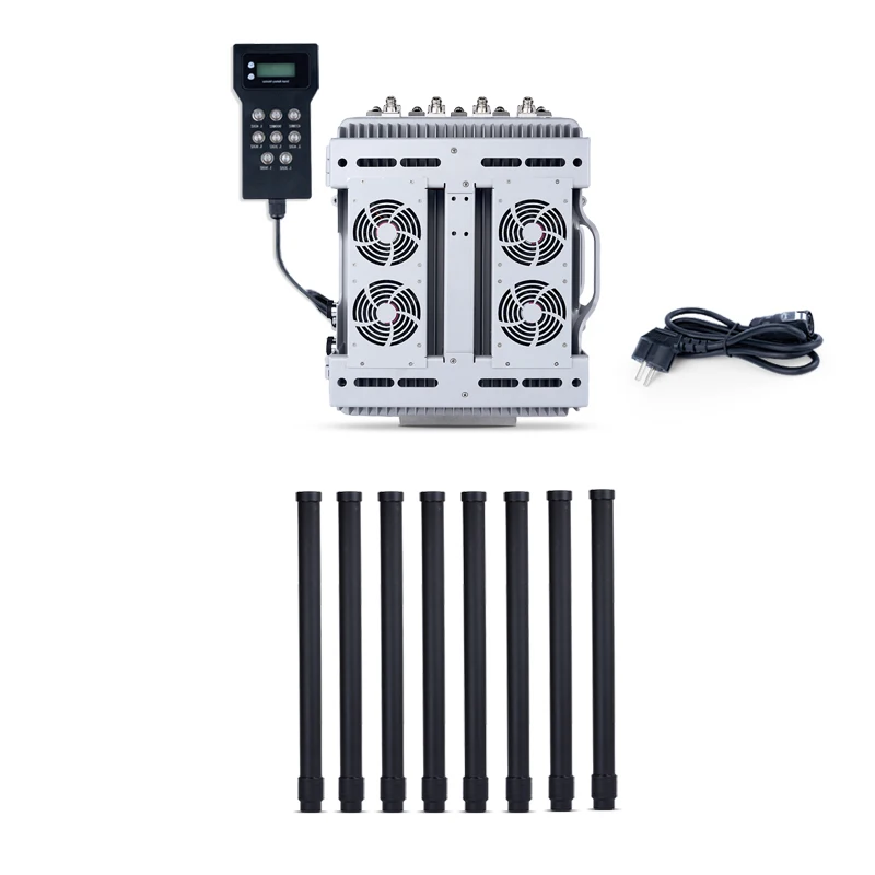 8 Channel 500W 433 700 800 900 1.2G 1.5G 2.4G 5.8G Customisable Frequency