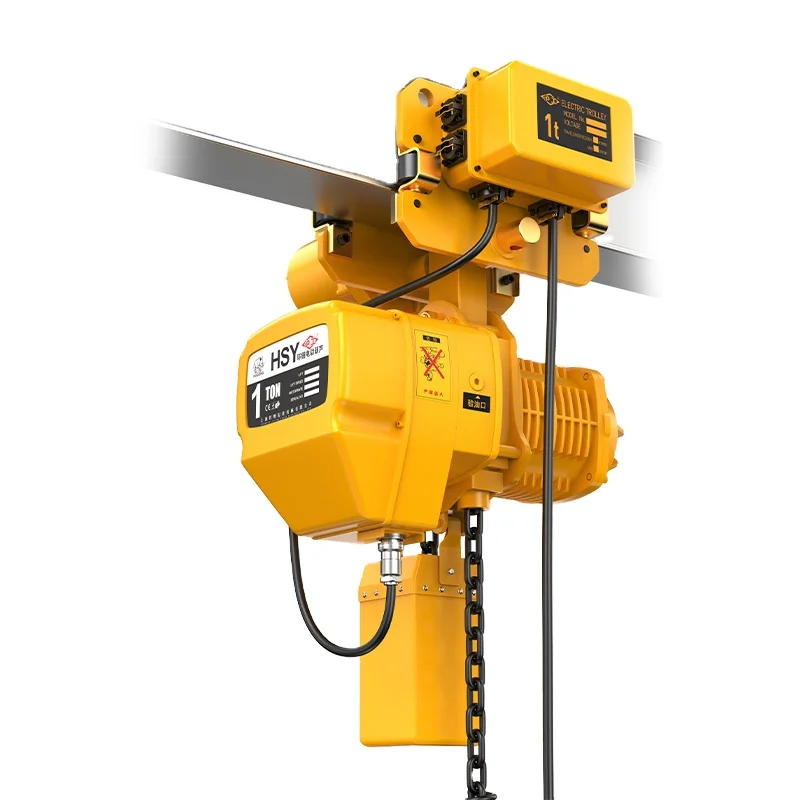 Hugo 5 ton 10 ton construction building hoists machine crane chain lift electric hoist