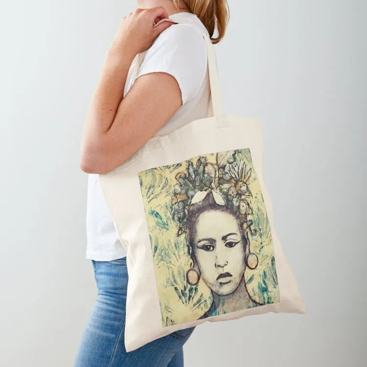 

Balinese Portrait, Vintage Print Tote Bag tote bags cloth bags Handbags sacs de shopping Women's tote bag