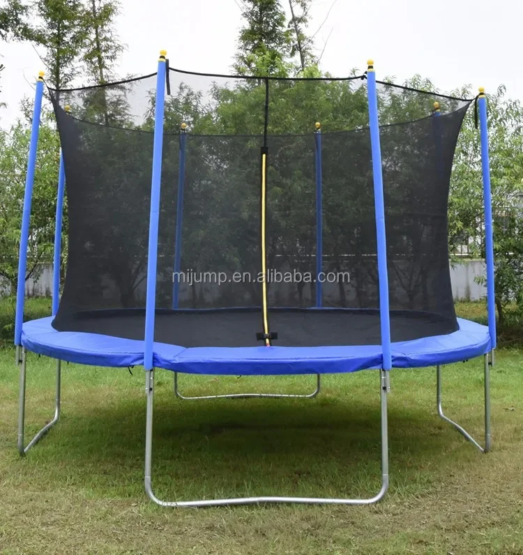 

big round 12ft outdoor kids trampoline with Safety Net PVC Cover