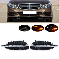 For Mercedes Benz W212 E Class E180 E200 E260 E320 E400 2014 2015 DRL Fog Light Left Right Daytime Running Lights Lamp