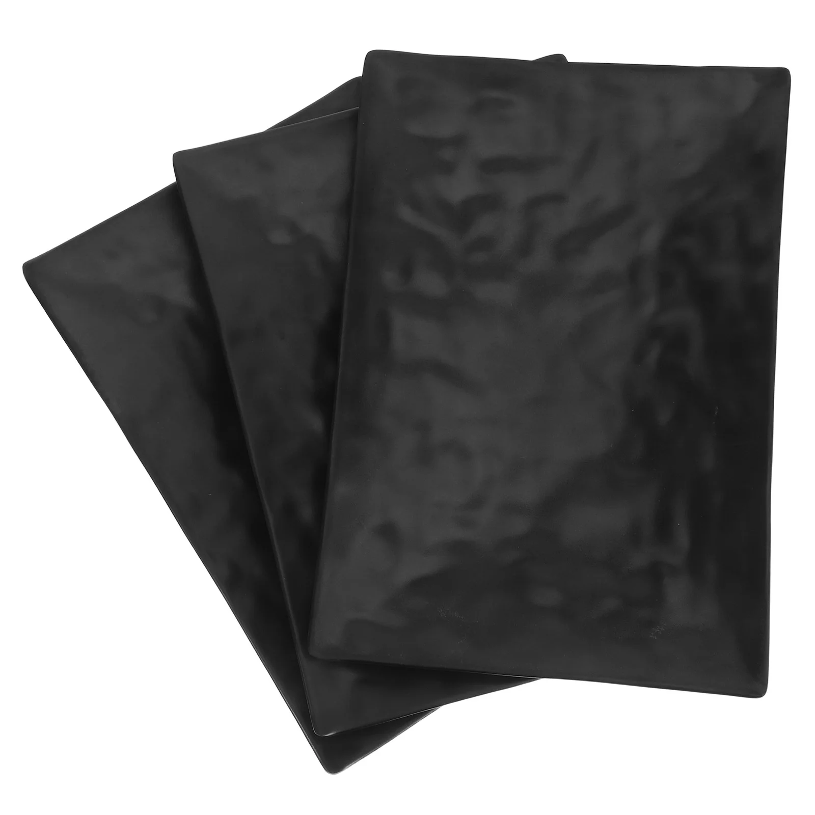 

3Pcs Sushi Display Plate Elegant Rectangular Food Serving Tray for Appetizers Wings Rolls Chips Daily Meals Food Plate