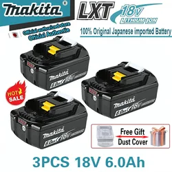 NEW 18V 5.0Ah 6.0Ah 3.0Ah Battery for Makita 18V Power tool DDF487 DGA404 DTW700 DHP487 DTD173 Lithium-Ion battery Replacement