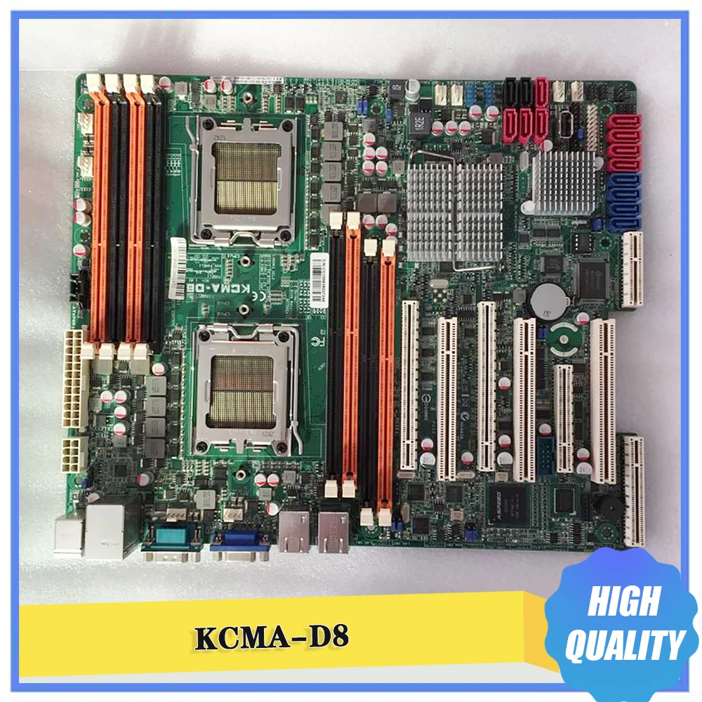 Server Motherboard For ASUS Dual-Channel Supports Opteron 41/42/43 Series CPU Socket C32 KCMA-D8