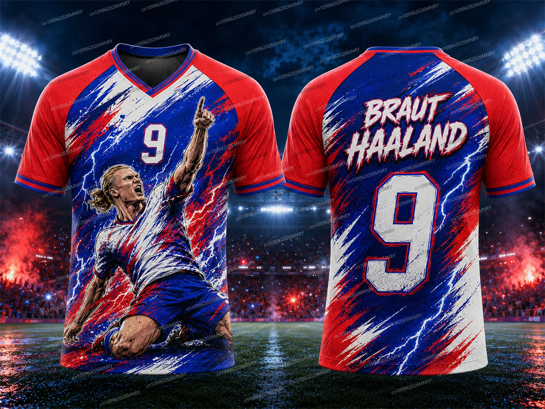 Norway Håland Jersey Men t-shirt Fan Jersey Summer Men Jersey Sports Quick Drying Training Uniforms Jersey  Women Jersey
