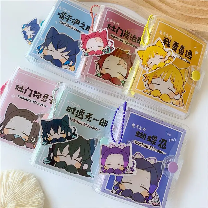 Demon Slayer Tokitou Muichirou Tanjiro Kamado Kochou Shinobu Pendant Anime Peripheral Cute Cartoon Diary Kawaii Note Book Mark