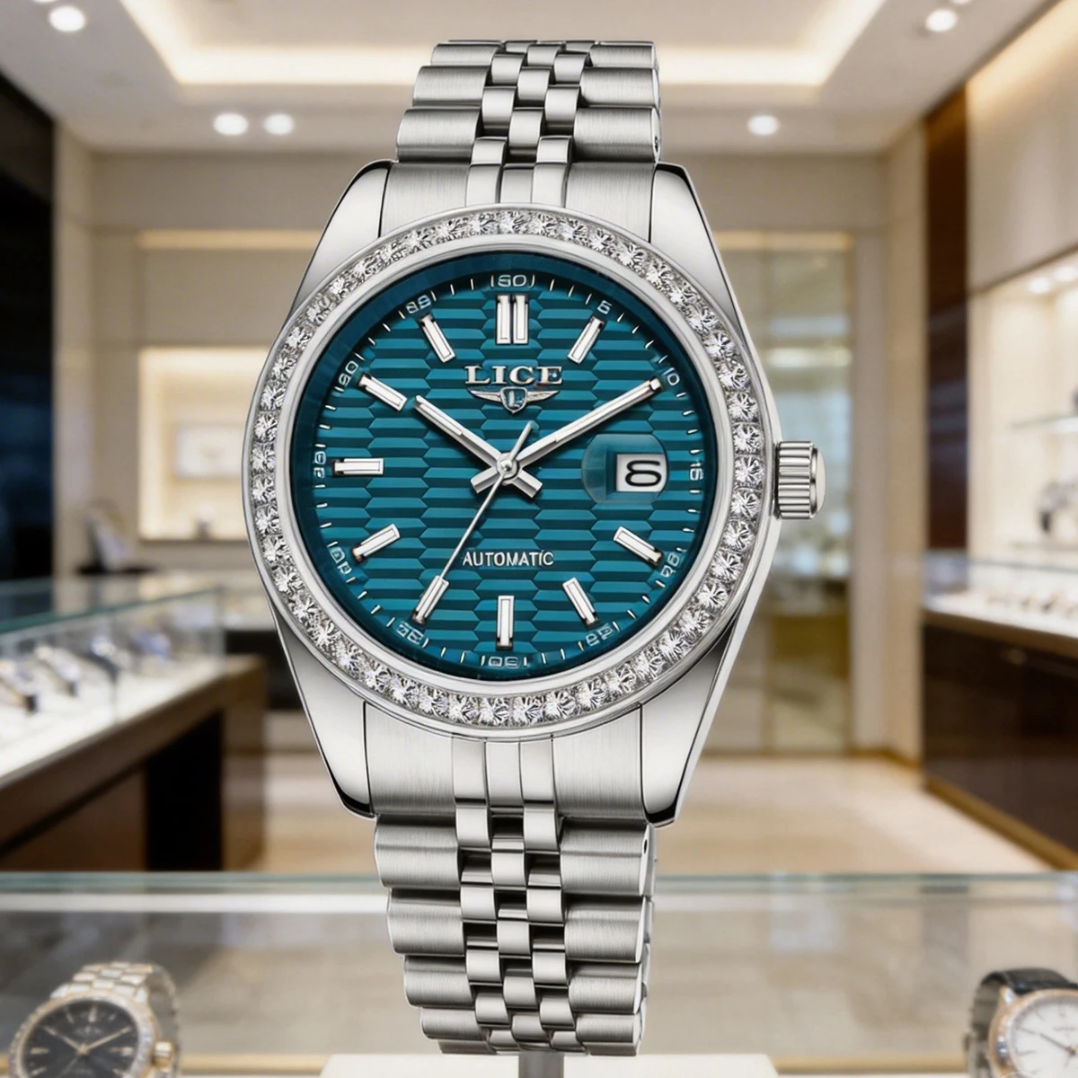 

LIGE мужские автоматические механические часы Movt из нержавеющей стали золотые часы мужские классические деловые наручные часы с датой водонепроницаемые часы