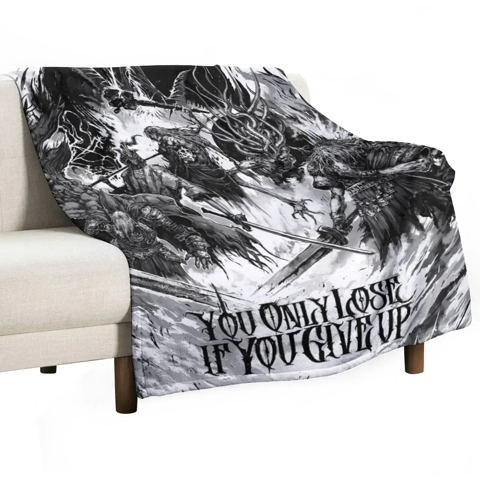 Soulsborne Bosses Throw Blanket Stuffeds Sofa Quilt Blankets