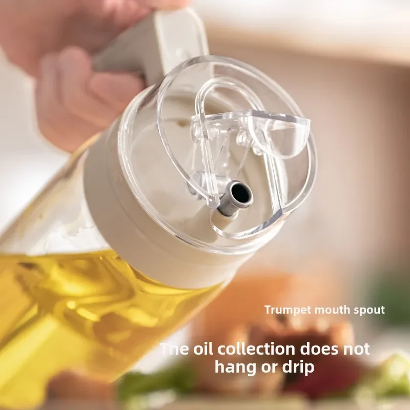 

kitchen automatic opening and closing gravity filling oil without hanging oil leak-proof tank soy sauce vinegar bottle