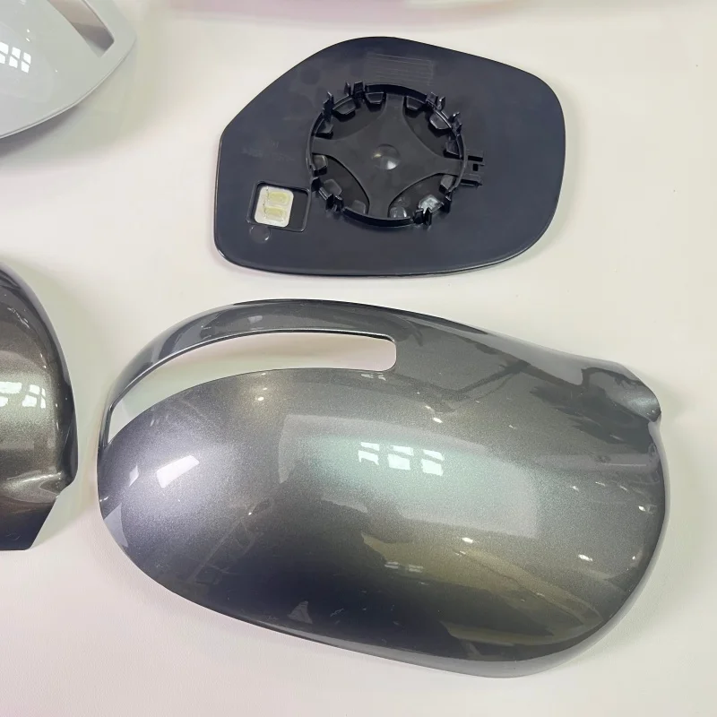 Für Mitsubishi Outlander 2013-2019 Auto Links Rechts Beheizbarer Außenspiegel Glas Spiegelabdeckung Rahmen Blinkerlicht Motor Neu – Detail 2