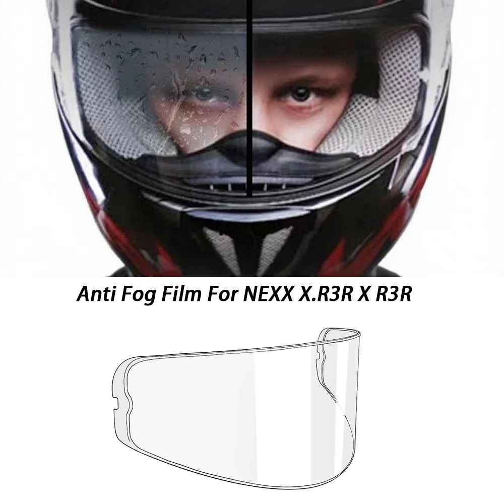 Motorcycle Helmet Visor Anti Fog Patch Film For NEXX X.R3R X R3R Visor Film