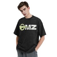 OMZ MZ World Vintage Motorcycle T-Shirt for Men Cotton Plus Size T Shirts Men Short Sleeve Round Neck Summer Clothes Tops S-2XL