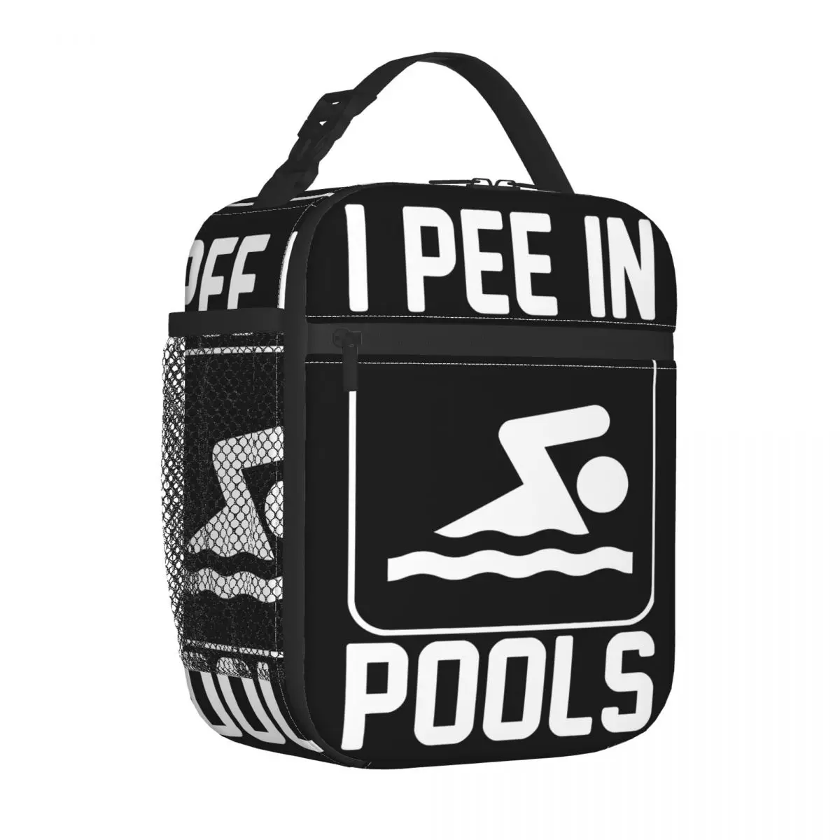 Lunch Bag isolado, Eu mijo em piscinas, Tote Food Handbag