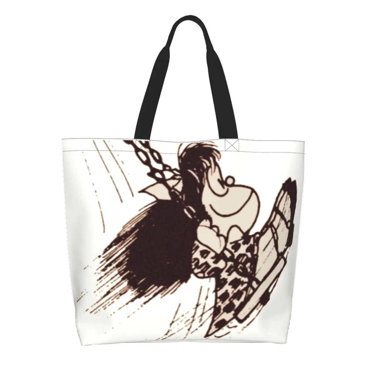 personalizado-engracado-portatil-skins-mangas-mafalda-sacola-de-compras-reciclagem-quino-dos-desenhos-animados-manga-mantimentos-lona-ombro-shopper-saco