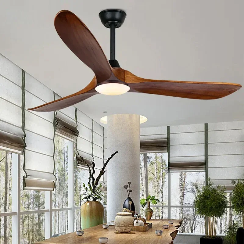 Low Floor Modern Ceiling Fan with Light 42 Inch DC Motor Reversible Blade Remote Control LED Fan Indoor Lighting Decoration