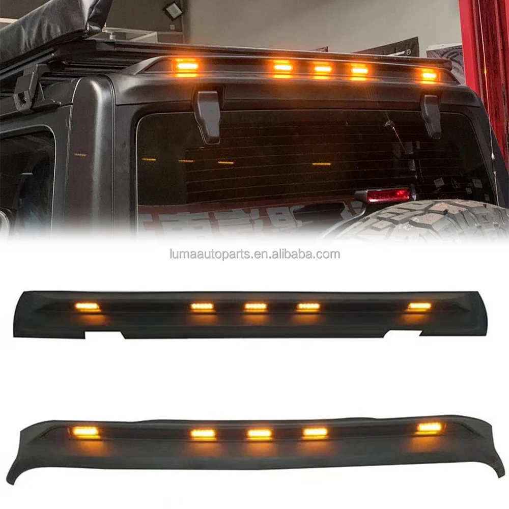 

4x4 Car Accessories Hot Sale Rear Sand Shelter Bracket With Light For Jeep Wrangler JL 2018+ New Condition