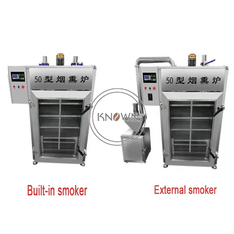 工業用スモークオーブン,チキン,フィッシュ,肉,ソーセージ,ポーク,サラミ,豆料理を作るためのスモークマシン,価格