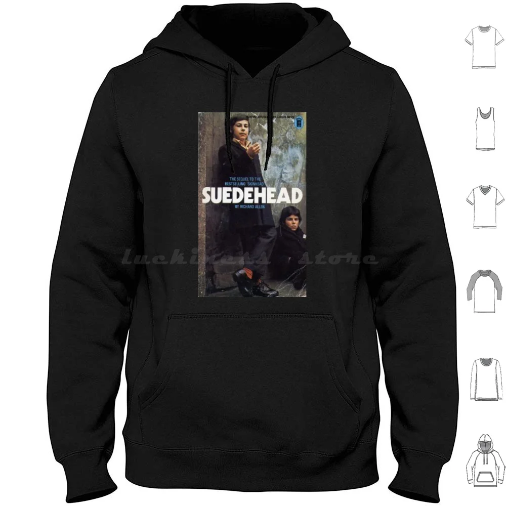 Suedehead Hoodies Long Sleeve Suedehead Richard Allen Skinhead Morrissey 1970s Suede