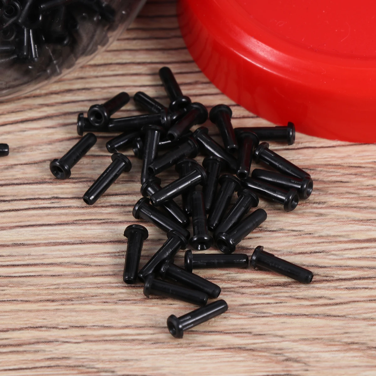 

Badminton Racket Grommets 1 Box 2.6x7.9mm Black Replacement Eyelets Compact Lightweight Guard Tube for Racket Repair Sports