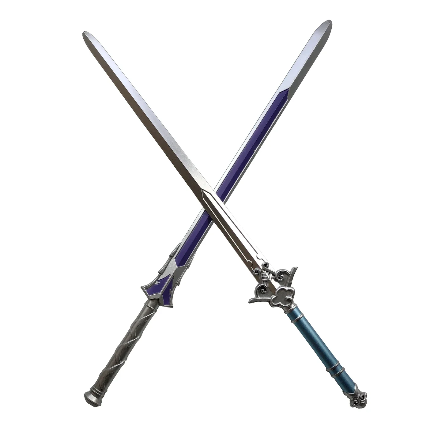 

MO DAO ZU SHI Sword Weapon Blue Sowrd Cosplay 1:1 Knife Swordsman Safe PU Anime avoid dust sword 80cm