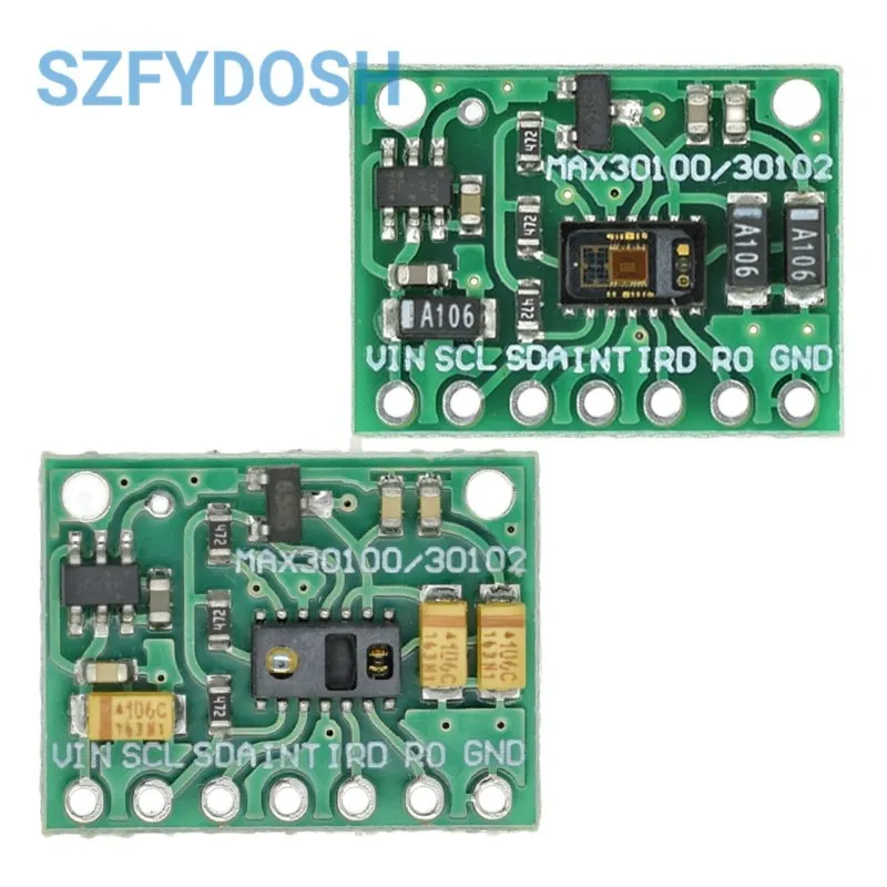 Low Power MAX30100 MAX30102 Sensor Heart Rate Breakout Board For Arduino Blood Oxygen Sensor Module MAX30100 Pulse Oximeter