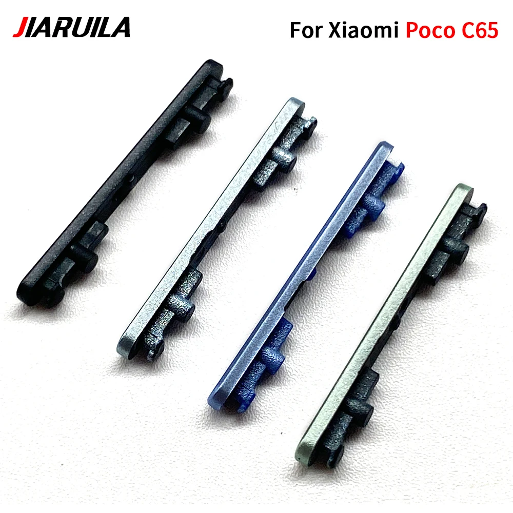 NEW Replacement Volume Power Button Side Key For Xiaomi Poco F3 X3 GT X3 X3 Pro C65 Power Volume Side Button Keys Repair Parts image 3