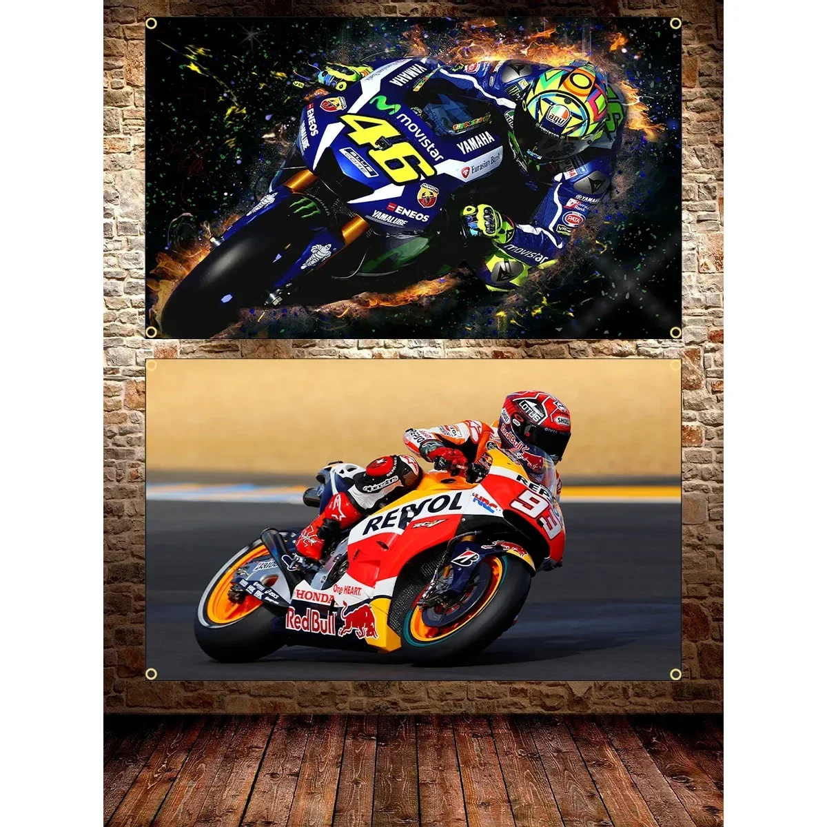 90X150CM 3x5Ft Motorcycle Flag Polyester Printed Moto Decoration Banner Tapestry