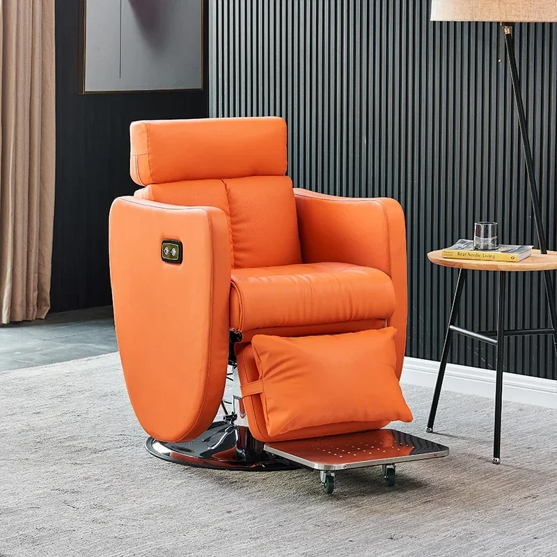 

Профессиональное массажное кресло 2024, чехол для спа-педикюра, кожаное кресло для барабанного салона, маникюрный парикмахерский диван, эргономичное винтажное колесо, красный