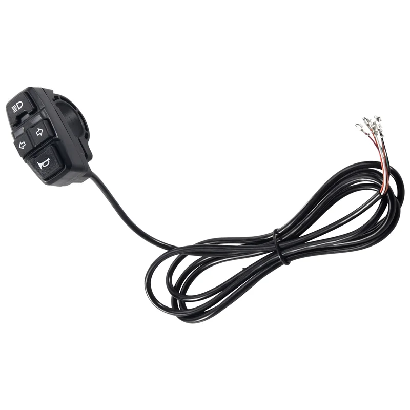 

AA67-Ebike Light Switch+Horn And Turning Light Switch Scooters Electric Bicycle Intelligent Mountain Bike Diy Accessories