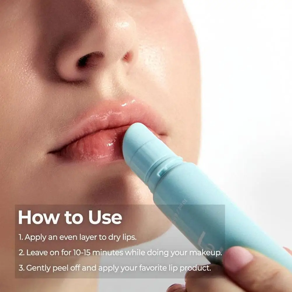 10ml Original 3-in-1 Lip Mask Laka Soothing Prep Lip Mask Soft Quick Peel-Off Mineral Hydrating Moisturizing Cooling Lip Blam view 4