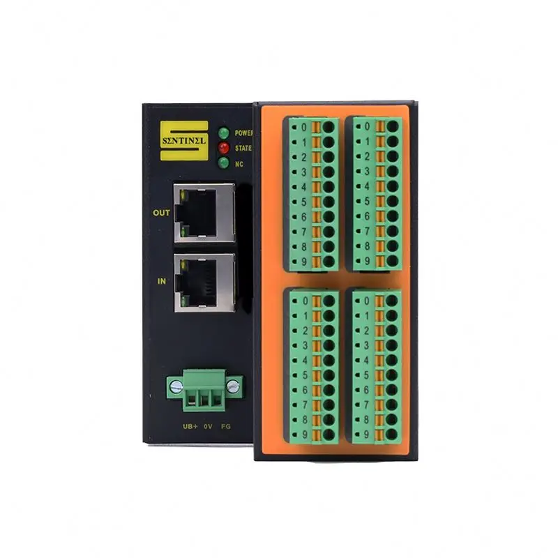 

PLC IO Module Supplier Industrial Ethernet IO Module Protection Class IP20 Output Current 2A 16 X NPN