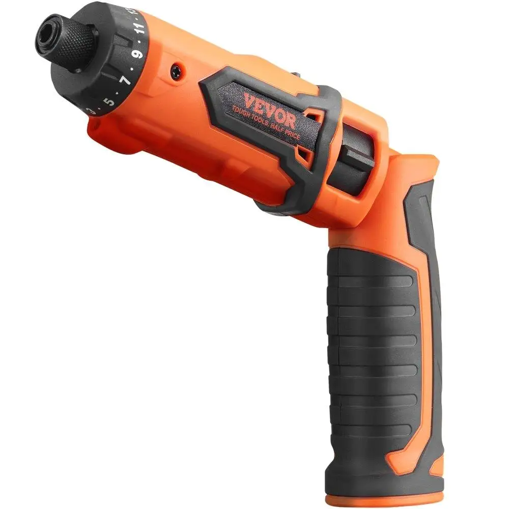 

Cordless Screwdriver, 4V 7Nm Electric Screwdriver Rechargeable Set with 11 Accessory Kit and Charging Cable, LED Light Dual