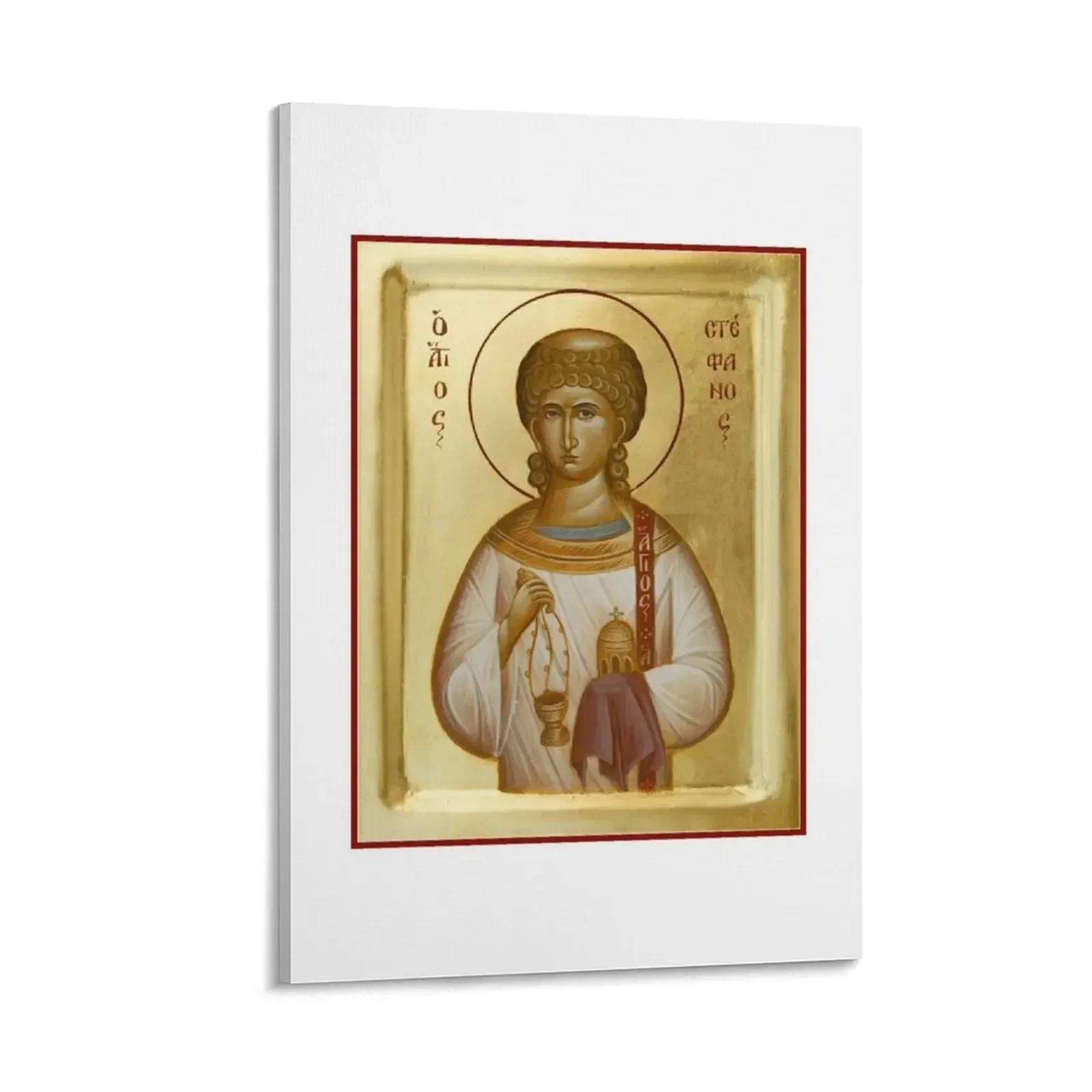 

St Stephen the First Martyr and Deacon Canvas Painting canvas wall decoration decorations for the room Decoration for home