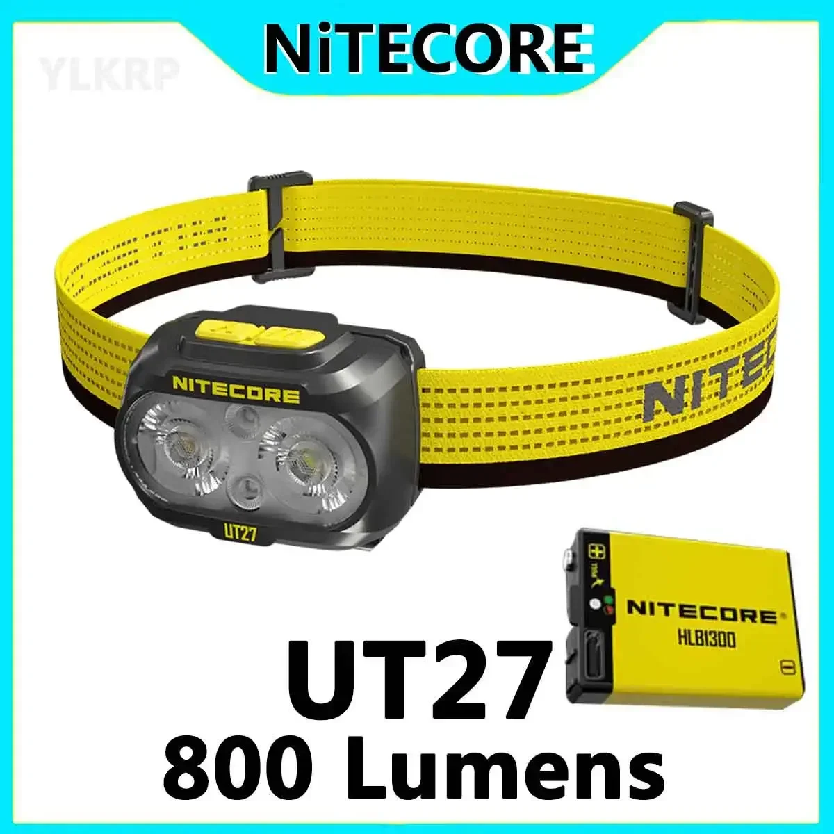 NITECORE UT27 800 lumen headlights with an illumination distance of 160 meters