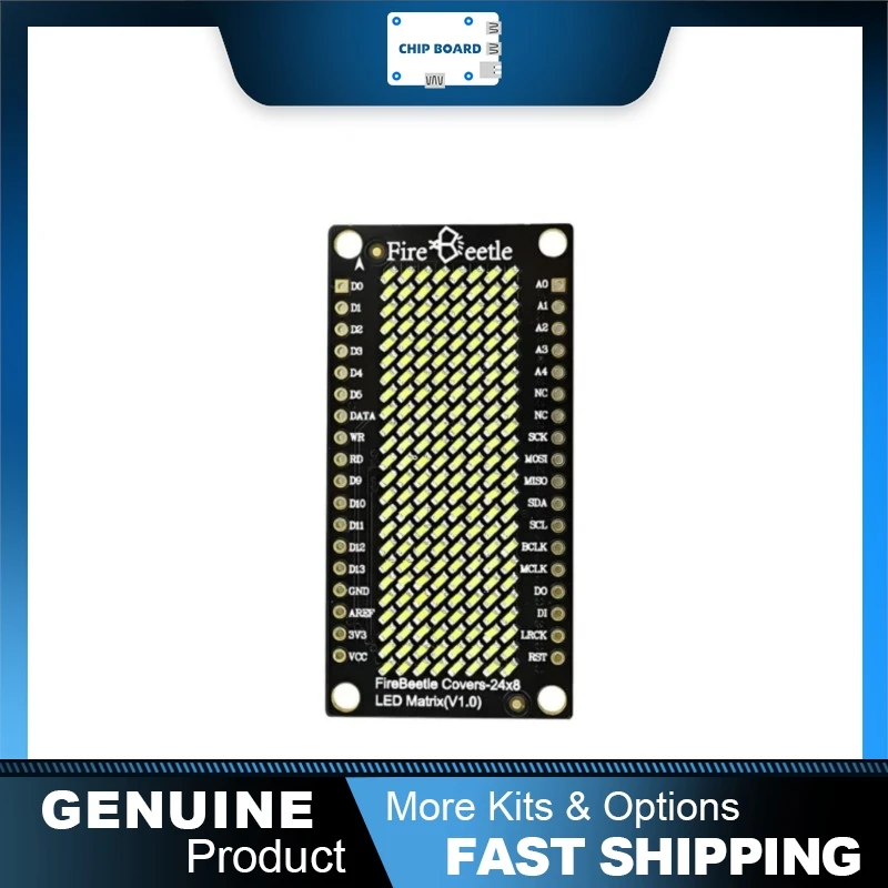 DFRobot FireBeetle Covers HT1632C 24x8 White LED Matrix Display Expansion Module