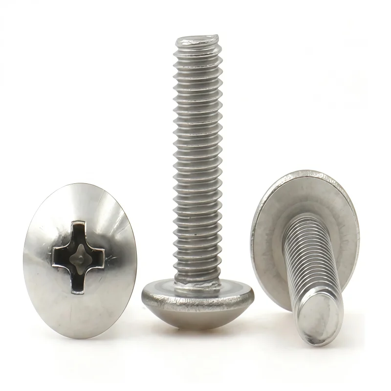 316 Stainless Steel Phillips Truss Head Bolts M3~M6 Cross Round Mushroom Head Screws