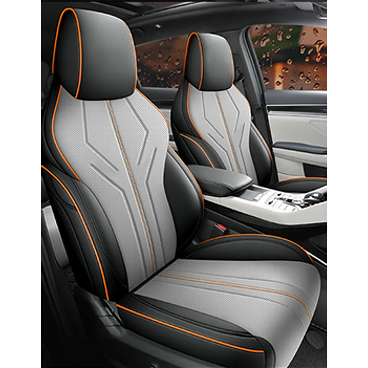 Car Accessories Four Seasons New Custom Luxury Design Leather  Seat Cover for Byd Song Plus Ev