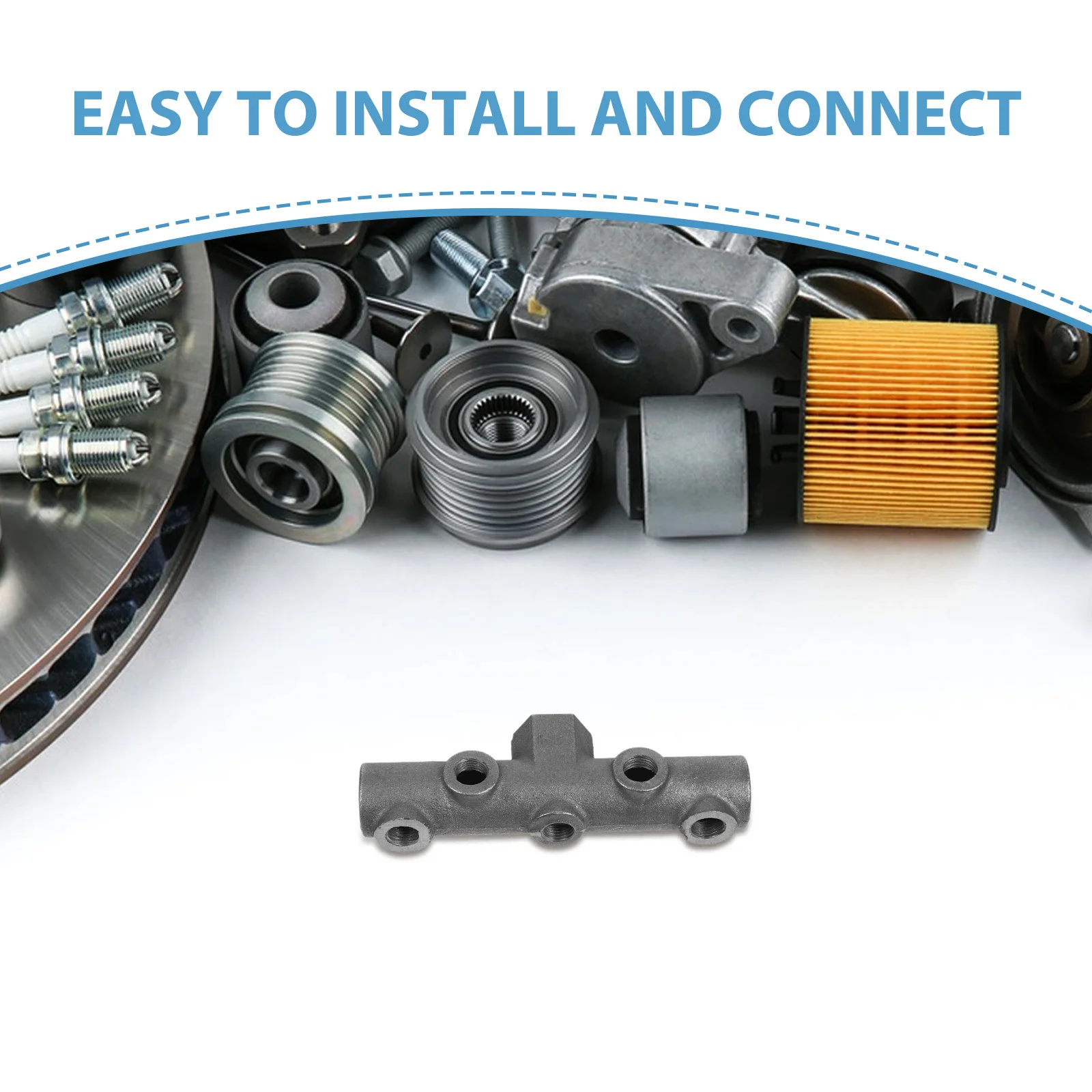 الحديد الزهر ستة اتجاهات الصليب قوس 1 2 أنثى ذكر الموضوع مضخة ضاغط الهواء الملحقات لتركيب آمن تشغيل سلس