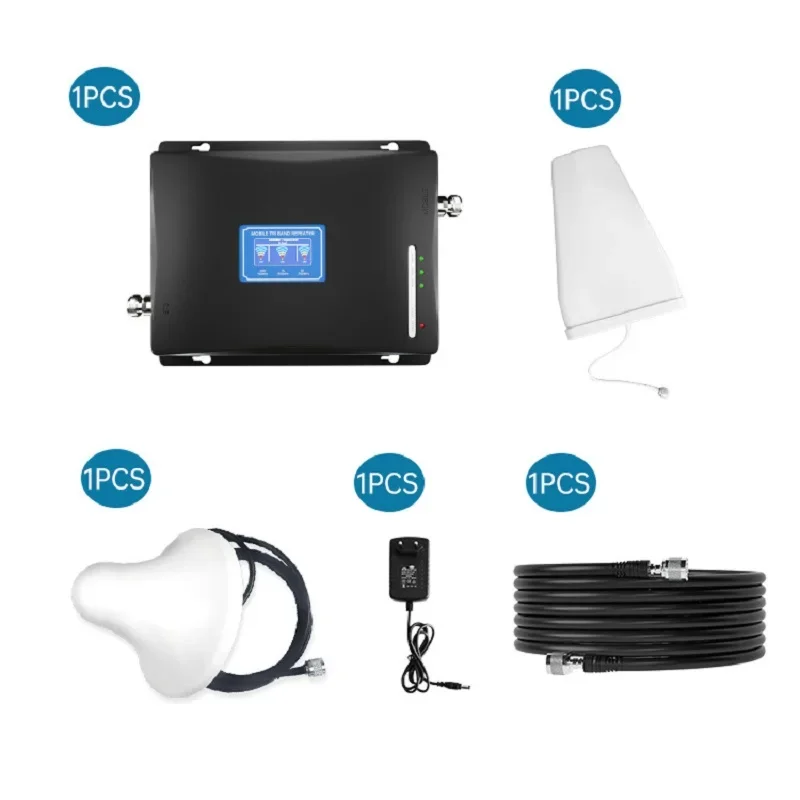 Europe Southeast Asia mobile phone signal booster triple play gsm dcs NR3/4/5g mobile phone signal amplifier