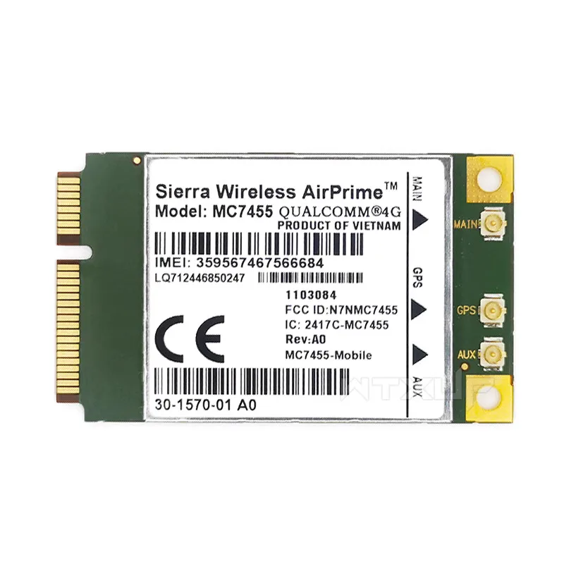 

Мини-модуль PCI-E FDD-LTE TDD-LTE 4G Cat 6 MC7455 Wi-Fi-модем для ноутбука