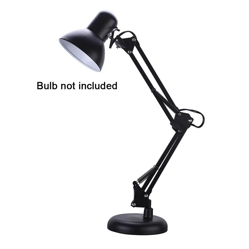 

Portable E27 Desktop LED Lamp Metal Long Arm Eye Protection Lamp Adjustable Folding Night Light Bedroom