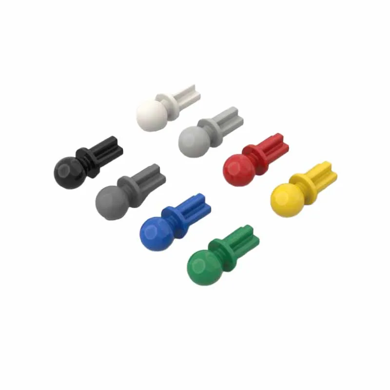 

60pcs MOC Building Technology Building Blocks 27361x2 Cross Shaft with Ball Head DIY Parts Children's Toy Gifts