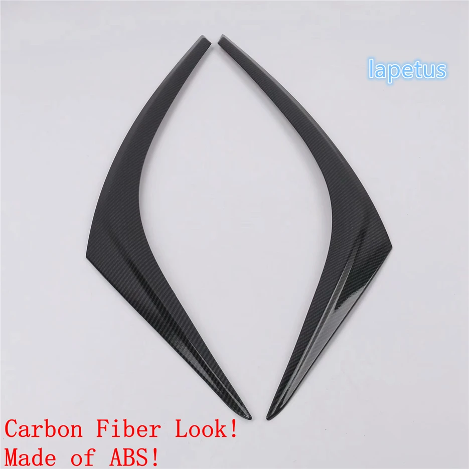 

Car Accessories Head Lights Lamp Eyelid Eyebrow Decor Strip Cover Trim Fit For Toyota C-HR CHR 2016 - 2020 Carbon Fiber / Chrome