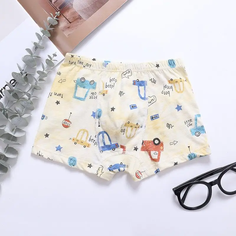 3Pcs/Lot Children Underwear Solid Color Shorts Cotton Boy Boxer Panties Boys Underwear Toddler Underpants