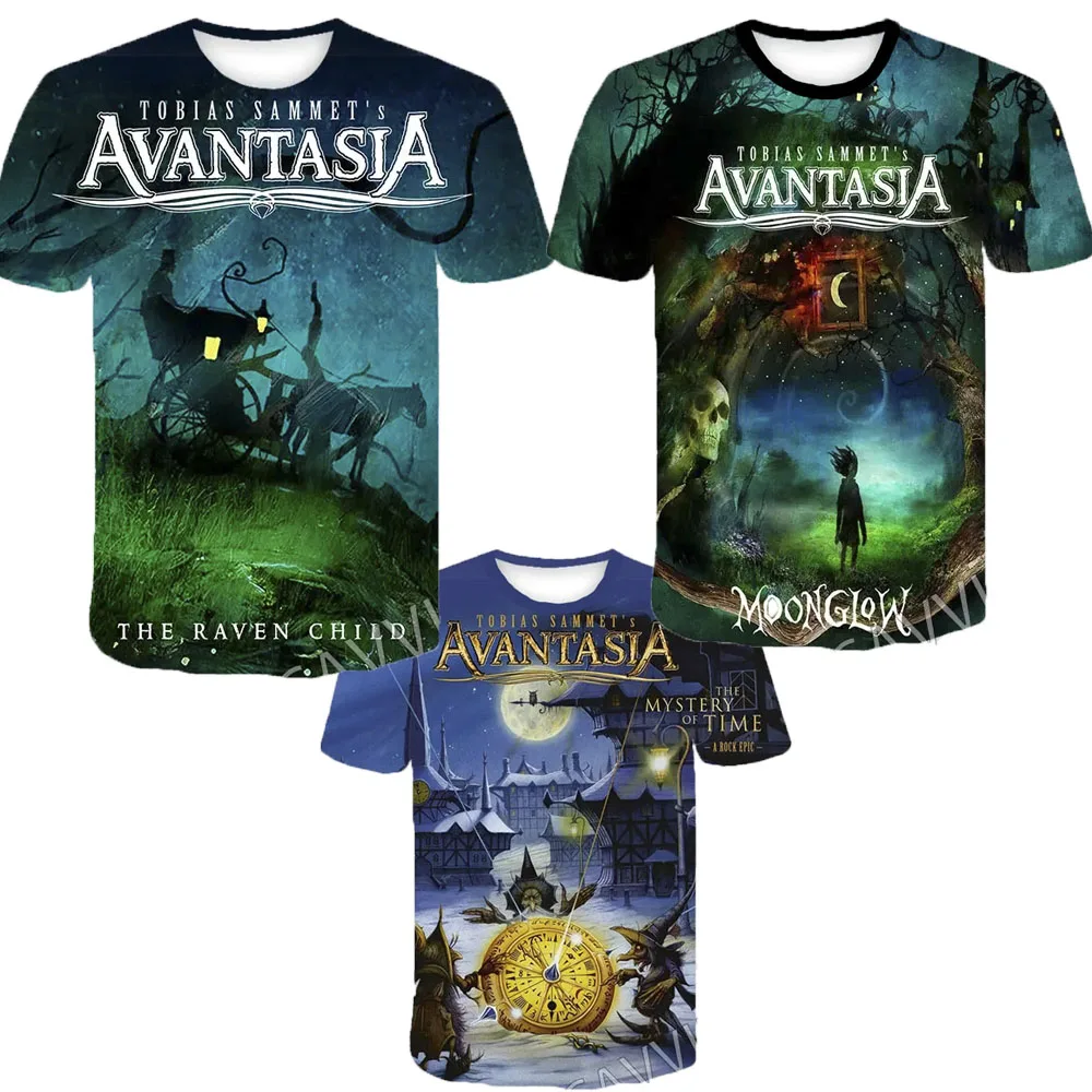 موضة جديدة للنساء/الرجال ثلاثية الأبعاد طباعة تنفس سريعة الجافة أفانتاسيا الفرقة تي شيرت عادية الهيب هوب تيز Harajuku بلايز الاطفال الملابس