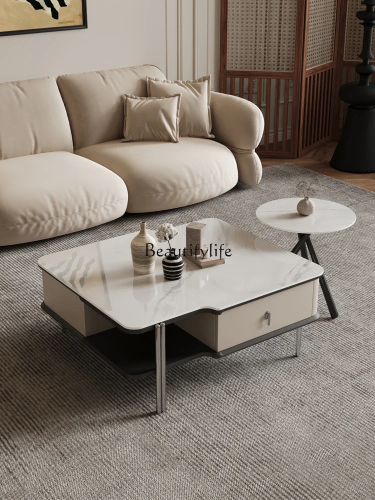 

FG10*Modern simple coffee table household living room small apartment small tea table coffee table