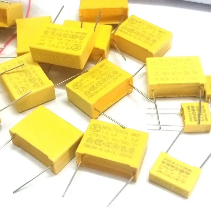 MKP X2 275V 1.5UF 155K Safety Capacitor 275VAC 0.01 0.022 0.033 0.047 0.068 0.1 0.15 0.22 0.33 0.47 0.68 1UF 1.5 2.2 UF