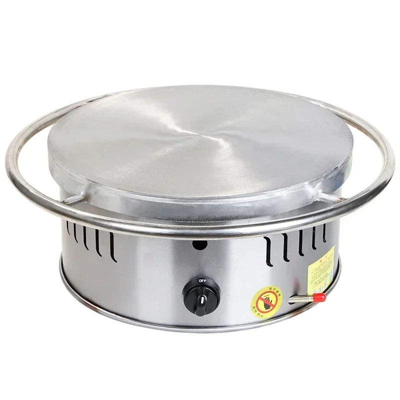 Multigrain Pancake Machine Pancake Pan pan Commercial pancake fruit machine Shandong gas tweezer rotary machine